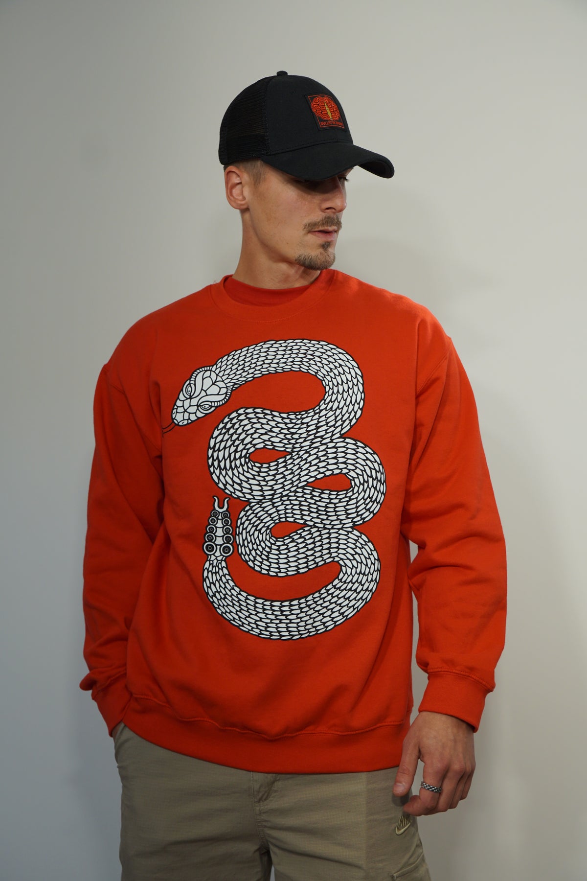 SNAKE CREWNECK